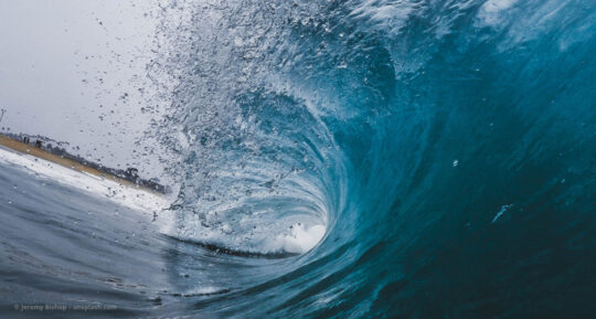 Eine große Welle